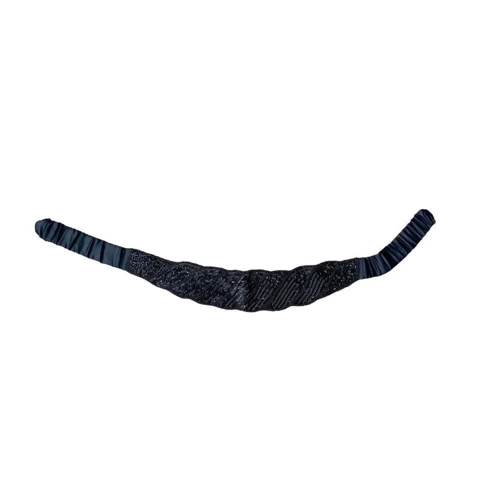 Carla Marchi Beaded Cumberbund Belt